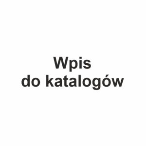 Pojedynczy  płatny wpis do katalogu